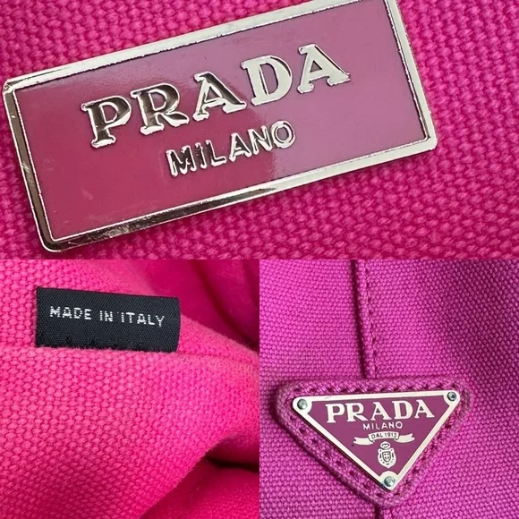 💯Authentic PradaCanapa PinkTote Bag🍀